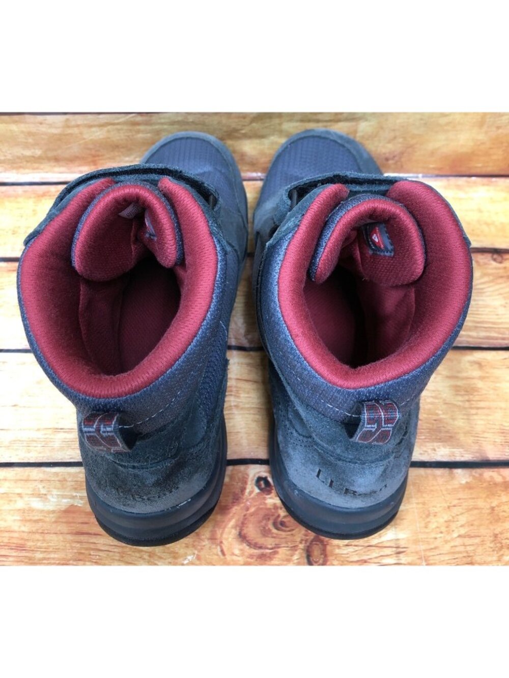 L.L. Bean Mens 8.5 Wide Tek 2.5 Primaloft Gray Snow High Top Sneakers Boots - Picture 4 of 10